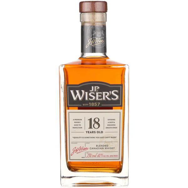 J.P. Wiser's 18 Year Old Canadian Whisky