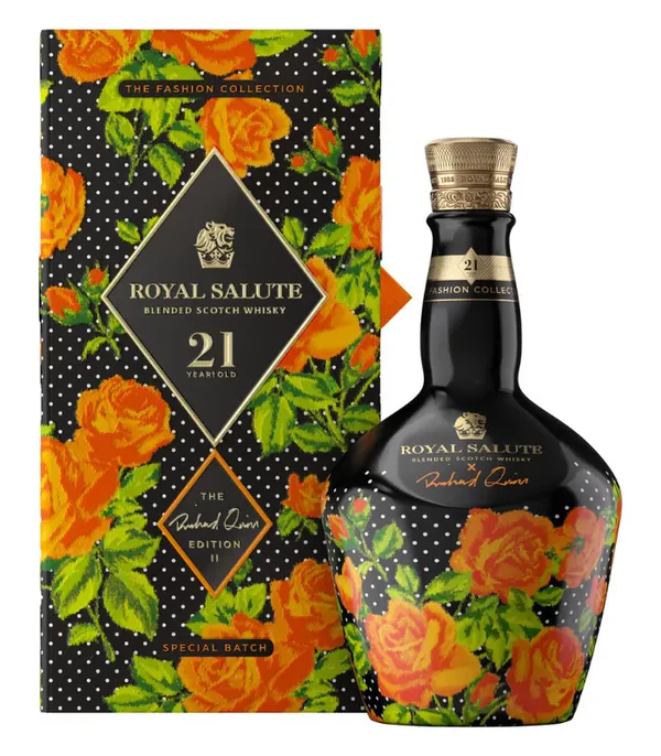 Royal Salute 21 Year Old Orange Roses Richard Quinn Edition II