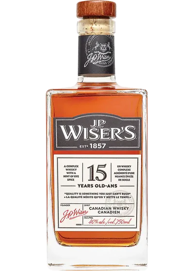 J.P. Wiser's 15 Year Old Canadian Whisky