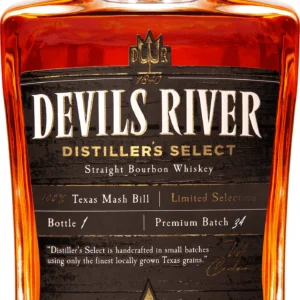 Devils River Distiller's Select Straight Bourbon Whiskey