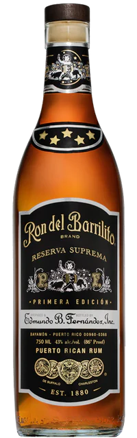 Ron Del Barrilito Aged Rum 5 Stars Primera Edicion Reserva Suprema